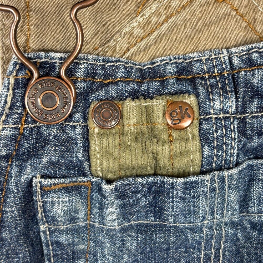 Genuine Kids From OshKosh Vestbak Overalls Vintage Target 2T Denim Kid Core - Picture 6 of 11